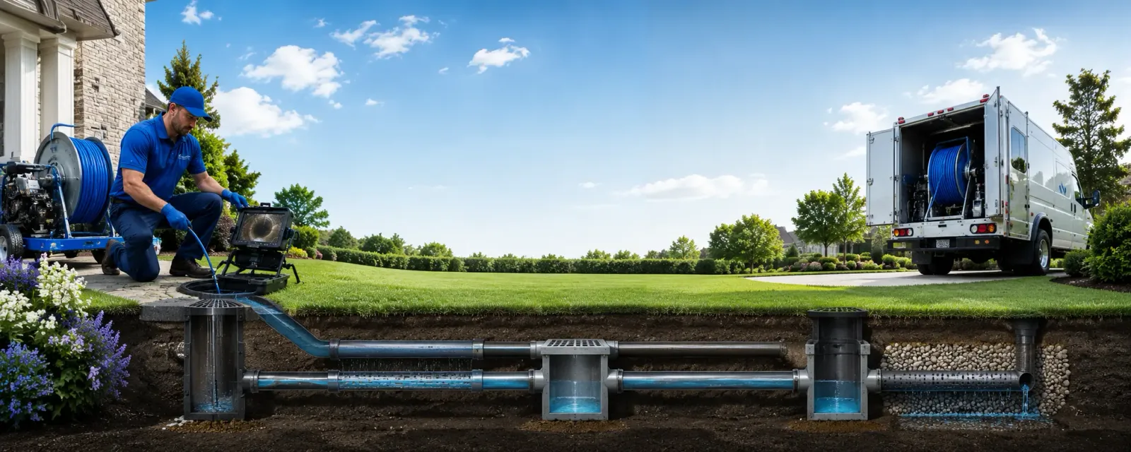 Outdoor drain cleaning information for Croghan, NY